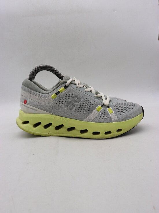 On Running Shoes - On Running CloudSurfer Women’s Size 7.5 Gray Green Running Athletic Sneaker